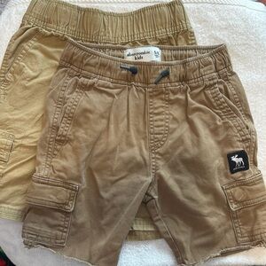 Abercrombie Kids and Children’s Place Tan Cargo Shorts